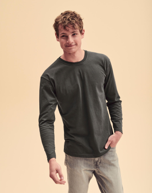 T-shirt Fruit of the Loom Value Weight LS T 17001 | Swedishmerch