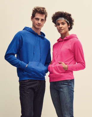 Hoodie Fruit of the Loom Ladies Lightweight Hooded Sweat 21301 | Swedishmerch