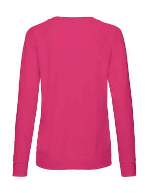 Sweatshirt Fruit of the Loom Ladies Lightweight Raglan Sweat 22901 | Swedishmerch